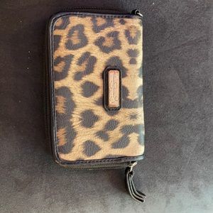 Jessica Simpson Wallet Leopard Print